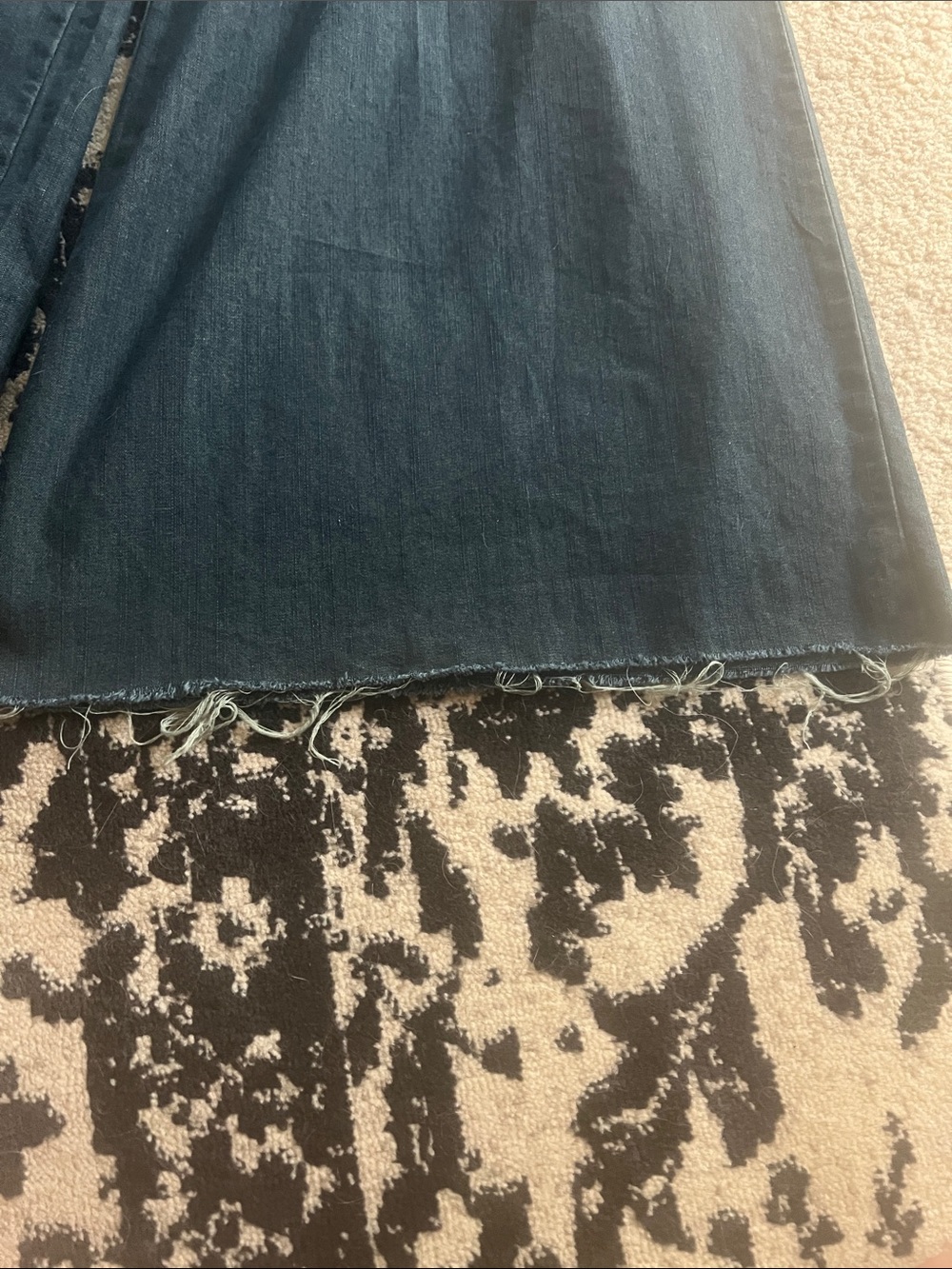 Mustard seed -Dark Indigo Denim light weight overalls 14” TPT - Picture 2 of 7